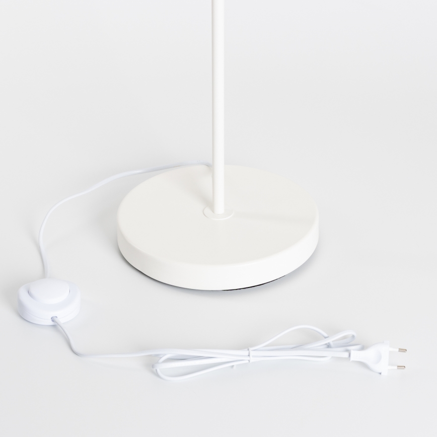 Brilagi - Lampadaire LED CERIA, 1 x E27 (40 W), 230 V, Ø 25 cm, bambou/blanc