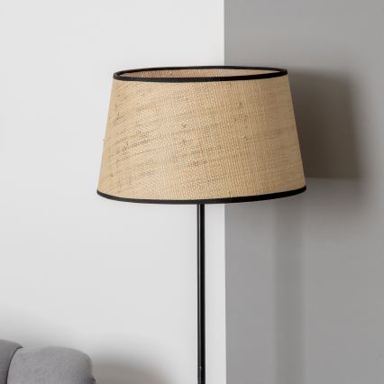Brilagi - Lampadaire LED CERIA 1x E27/40W/230V, Ø 35 cm, beige/noir