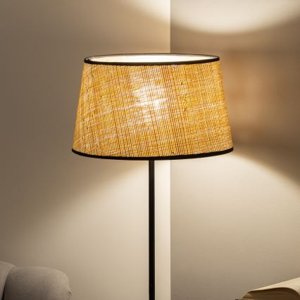 Brilagi - Lampadaire LED CERIA 1x E27/40W/230V, Ø 35 cm, beige/noir