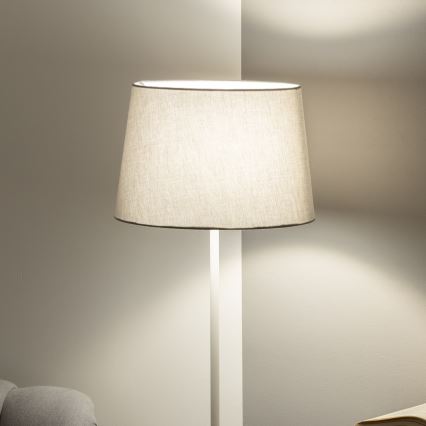 Brilagi - Lampadaire LED CERIA 1xE27/40W/230V diam. 30 cm gris/blanc