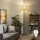 Brilagi - Lampadaire LED CERIA 1xE27/40W/230V Ø 25 cm, bambou/chrome mat