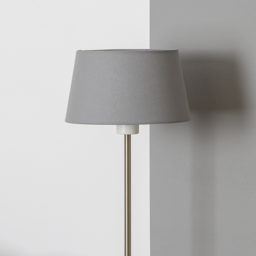 Brilagi - Lampadaire LED CERIA 1xE27/40W/230V Ø 25 cm gris/chrome mat