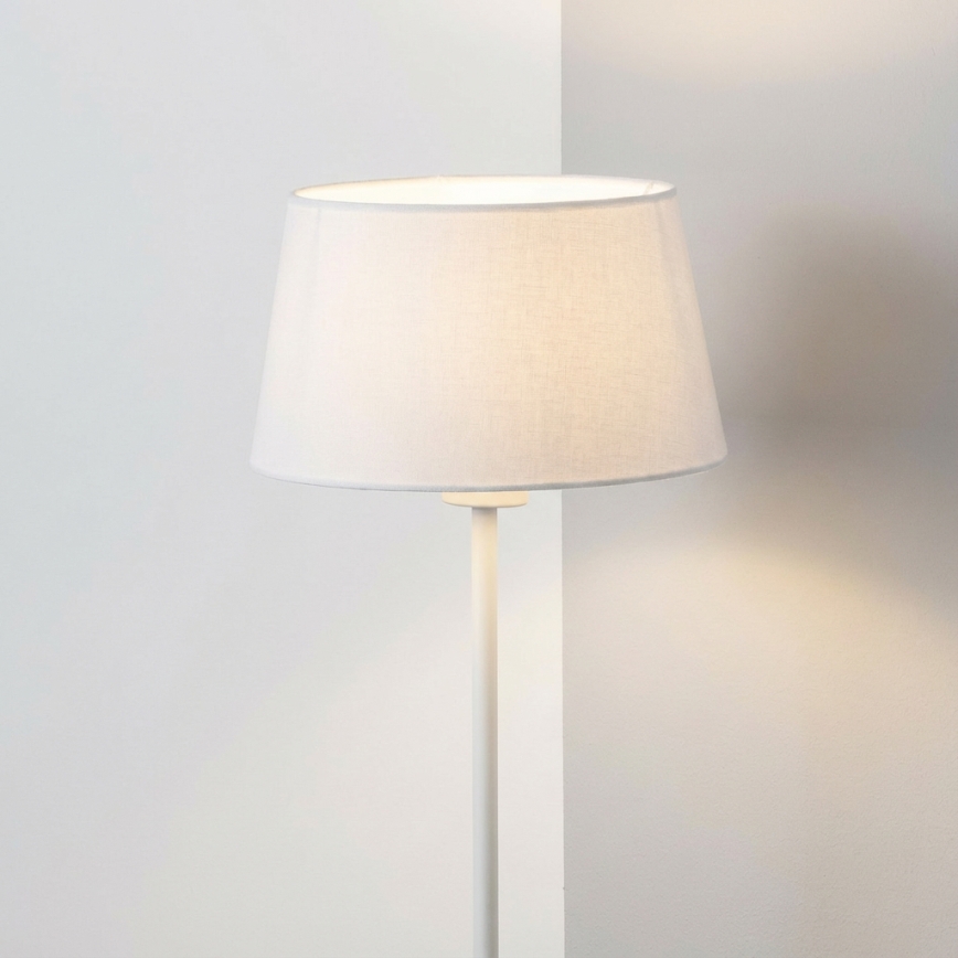 Brilagi - Lampadaire LED CERIA 1xE27/40W/230V Ø 30 cm blanc