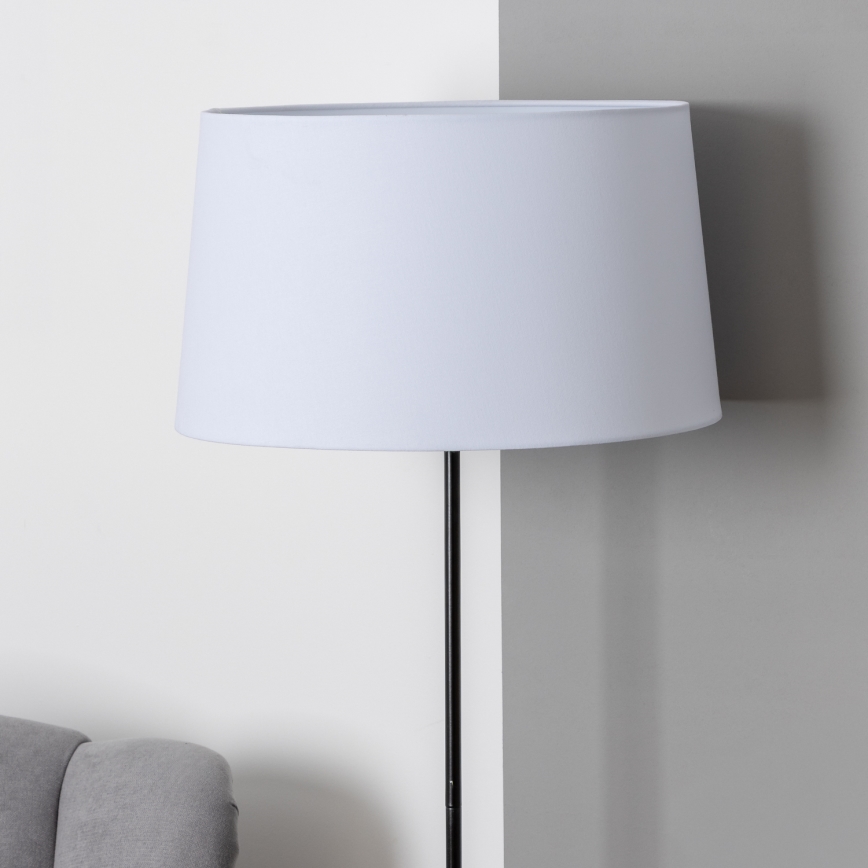 Brilagi - Lampadaire LED CERIA 1xE27/40W/230V Ø 45 cm blanc/noir