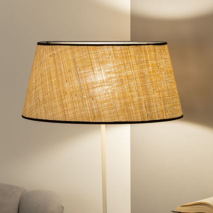 Brilagi - Lampadaire LED CERIA 1xE27/40W/230V Ø 50 cm beige/blanc