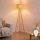 Brilagi - Lampadaire LED CERIA 1xE27/60W/230V Ø 25 cm beige