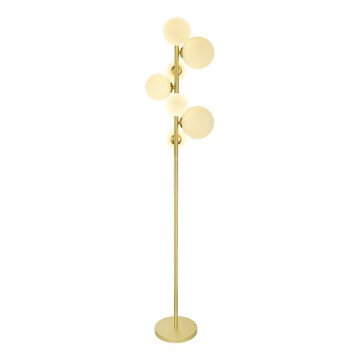 Brilagi - Lampadaire LED MILLA 7xG9/3W/230V doré/blanc