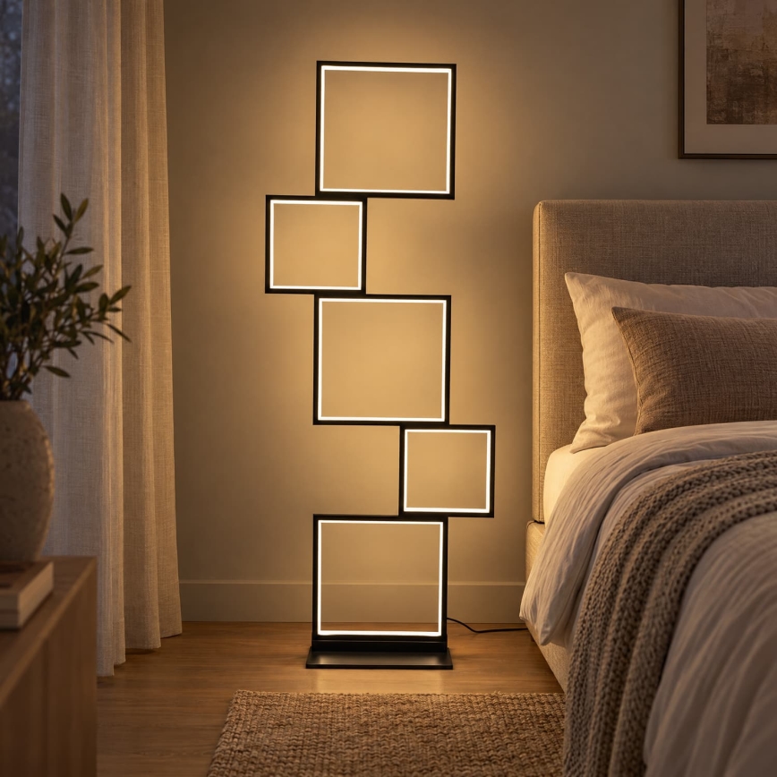 BRILAGI - lampadaire LED SHIFT LED/36W/230V 4000K 123 cm noir