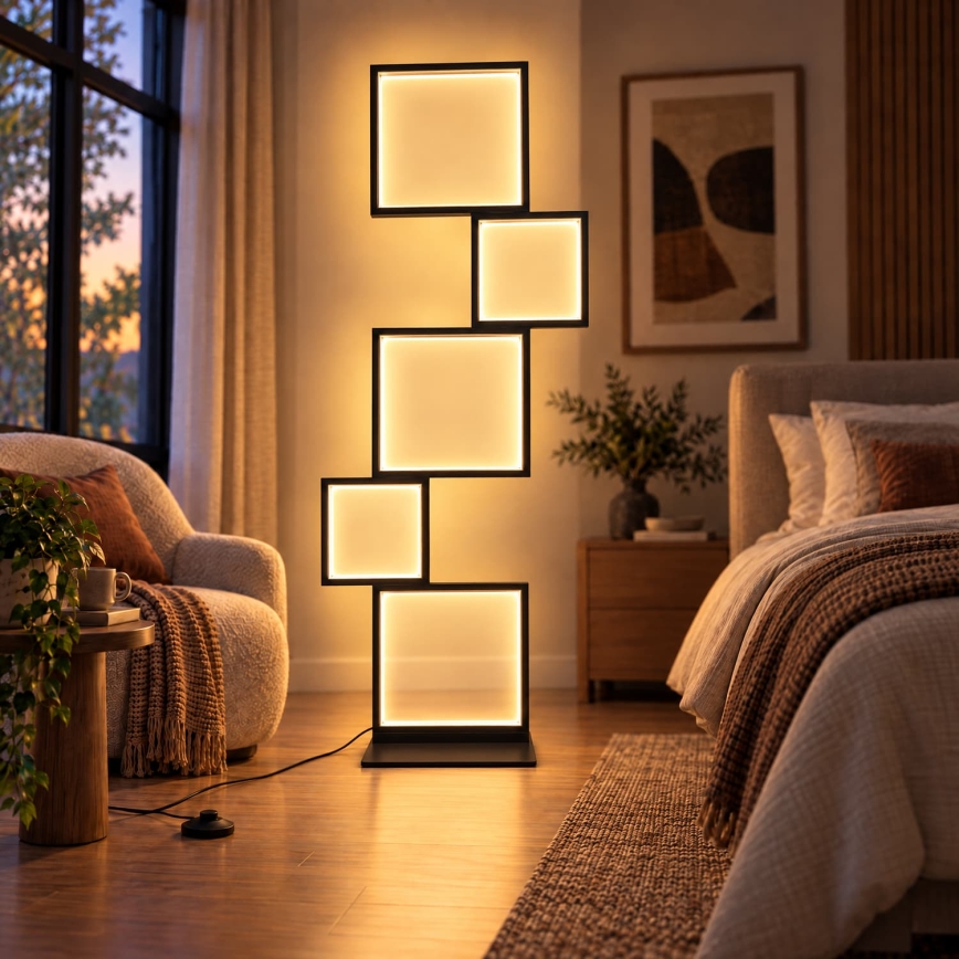 BRILAGI - lampadaire LED SHIFT LED/36W/230V 4000K 123 cm noir