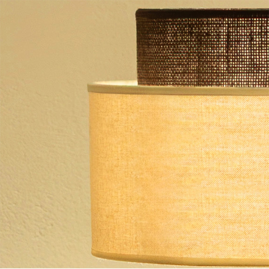 Brilagi - Lampadaire LED Style Boho 1xE27/15W/230V crème/marron