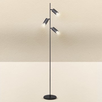 Brilagi - Lampadaire SELE 3xGU10/30W/230V noir