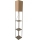 Brilagi - Lampadaire sur pied avec étagères GRADUS 1xE27/40W/230V 150 cm gris/beige