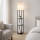 Brilagi - Lampadaire sur pied avec étagères intégrées GRADUS 1xE27/40W/230V 150 cm noir/blanc