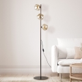 Brilagi - Lampadaire sur pied VULCANO 3xG9/8W/230V marron/beige fumé