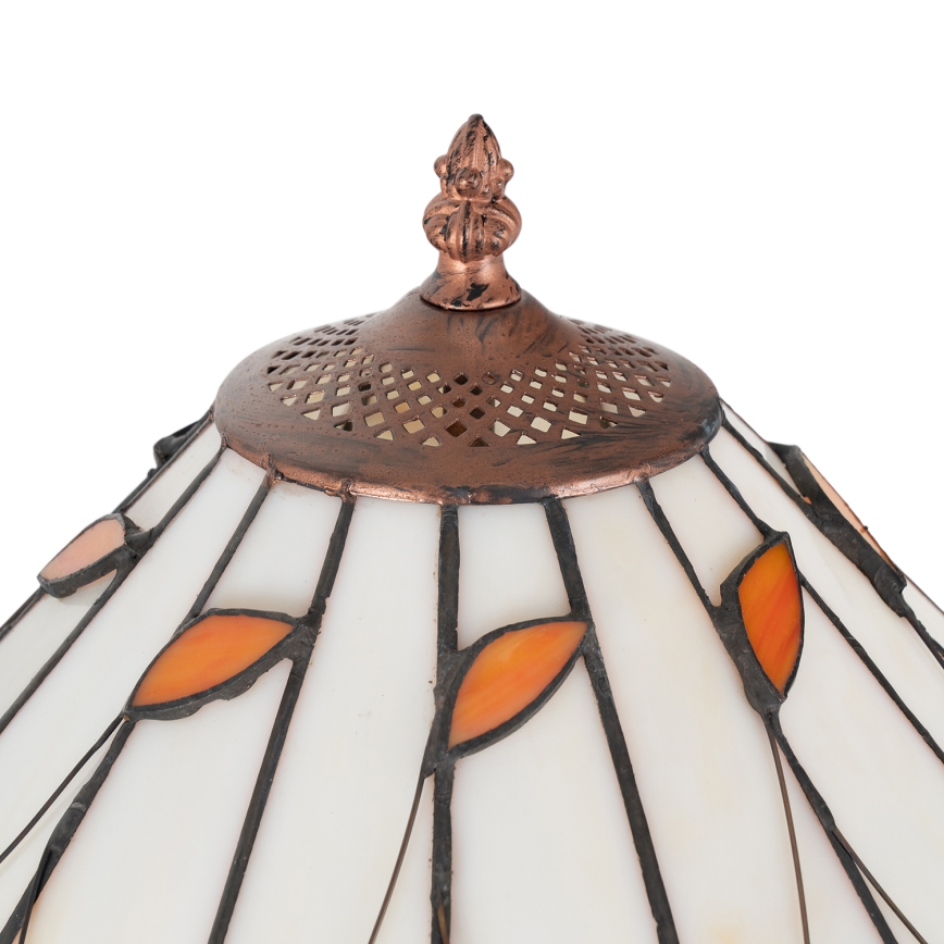 Brilagi - Lampadaire Tiffany en vitrail FOLIA 2xE27/60W/230V