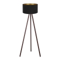 Brilagi - Lampadaire VELVET 1xE27/60W/230V marron/noir