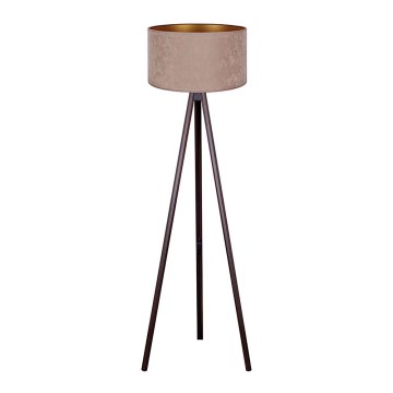 Brilagi - Lampadaire VELVET 1xE27/60W/230V wenge/beige
