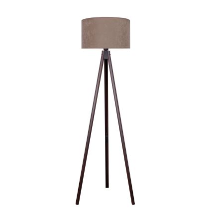 Brilagi - Lampadaire VELVET 1xE27/60W/230V wenge/beige