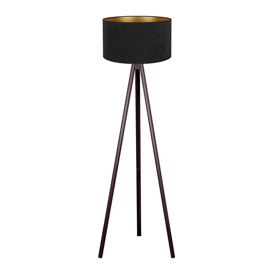 Brilagi - Lampadaire VELVET 1xE27/60W/230V wenge/noir