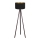 Brilagi - Lampadaire VELVET 1xE27/60W/230V wenge/noir