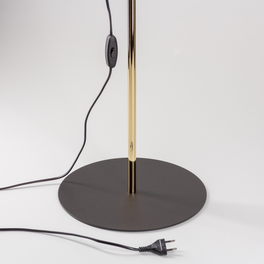 Brilagi - Lampadaire VULCANO 3xG9/8W/230V doré/beige fumé
