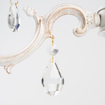 BRILAGI - Lampadario a catena CLASSIC 3xE14/10W/230V crema/patina