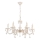 Brilagi - Lampadario a catena CLASSIC 6xE14/10W/230V crema/patina