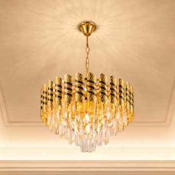 Brilagi - Lampadario a catena CRISTAL 5xE14/40W/230V Ø 38 cm