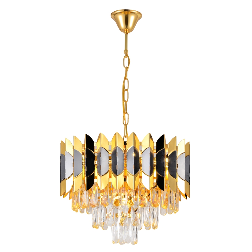 Brilagi - Lampadario a catena CRISTAL 5xE14/40W/230V Ø 38 cm