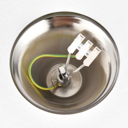 Brilagi - Lampadario a catena ECLIPSE 7xE14/10W/230V Ø 48 cm argento