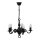 Brilagi - Lampadario a catena IMPERO 5xE14/60W/230V nero