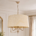 BRILAGI - Lampadario a catena SONIA 3xE27/15W/230V Ø 56 cm crema/patina