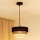 Brilagi - Lampadario a cavo ASPEN LUNETA 1xE27/15W/230V diam. 25 cm nero/beige/crema