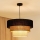 Brilagi - Lampadario a cavo ASPEN LUNETA 1xE27/15W/230V diam. 45 cm nero/beige/crema