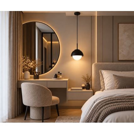 BRILAGI - Lampadario a cavo COSMO 1xE27/60W/230V Ø 18 cm nero