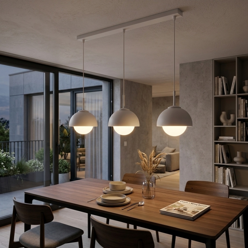 BRILAGI - Lampadario a cavo COSMO 3xE27/60W/230V bianco