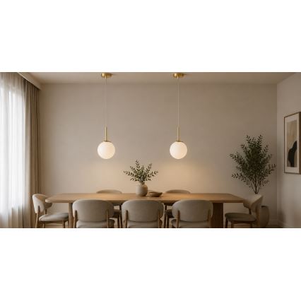 Brilagi - Lampadario a cavo MILO 1xE27/60W/230V, finitura oro