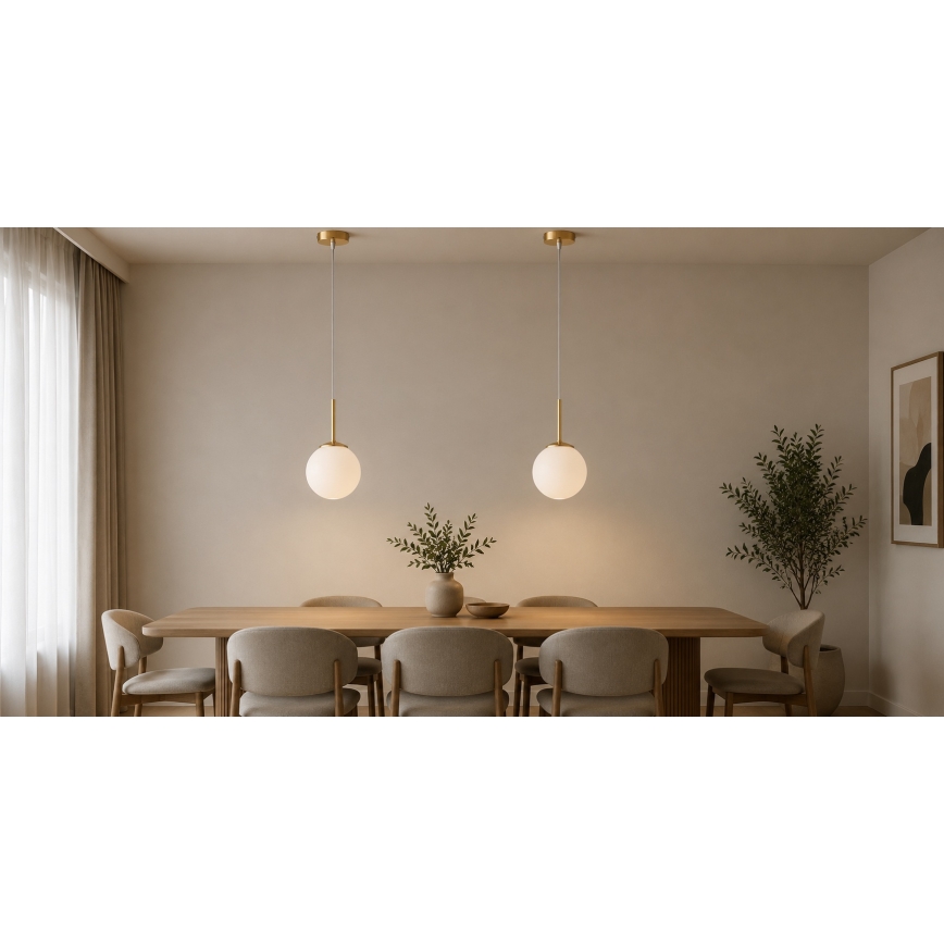 Brilagi - Lampadario a cavo MILO 1xE27/60W/230V, finitura oro