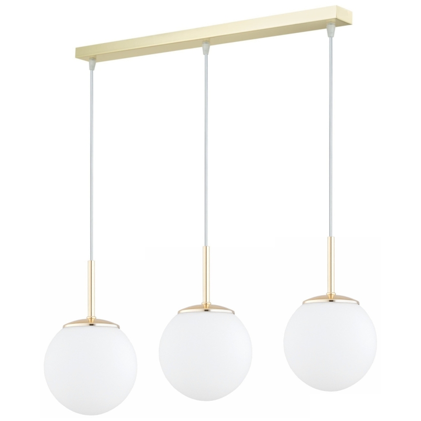 Brilagi - Lampadario a cavo MILO 3xE27/60W/230V oro