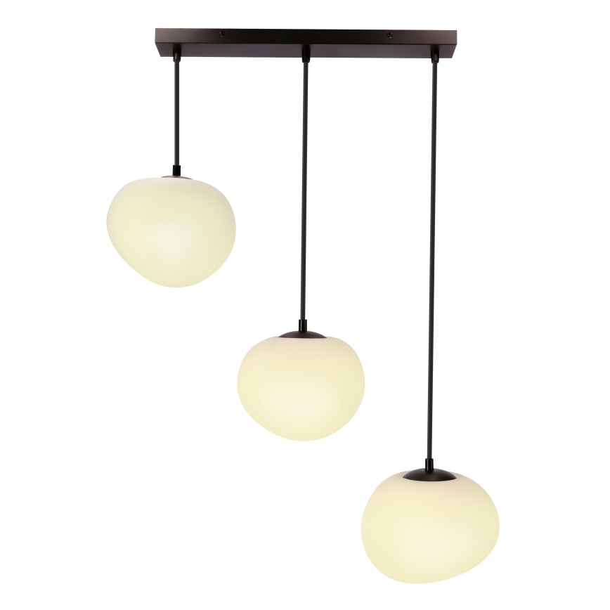 BRILAGI - Lampadario a cavo PEBBLES 3xE27/40W/230V nero