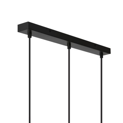 BRILAGI - Lampadario a cavo PEBBLES 3xE27/40W/230V nero