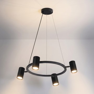 BRILAGI - Lampadario a cavo SELE 4xGU10/30W/230V nero