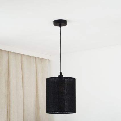 Brilagi - Lampadario a cavo TUBES 1xE27/15W/230V diam. 20 cm nero