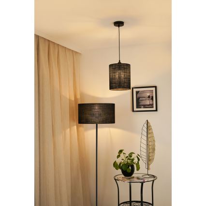 Brilagi - Lampadario a cavo TUBES 1xE27/15W/230V diam. 20 cm nero