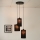 Brilagi - Lampadario a cavo TUBES 3xE27/15W/230V nero