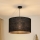 Brilagi - Lampadario a cavo TUBES ROLLER 1xE27/15W/230V diam. 50 cm nero