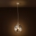 Brilagi - Lampadario a cavo VULCANO 1xE27/15W/230V beige/beige fumé