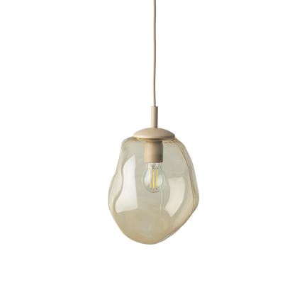 Brilagi - Lampadario a cavo VULCANO 1xE27/15W/230V beige/beige fumé