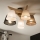 Brilagi - Lampadario a plafone ANTHONY 5xE14/40W/230V quercia