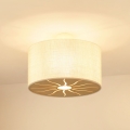 Brilagi - Lampadario a plafone COUNTRY ROLLER 1xE27/15W/230V diametro 45 cm color crema